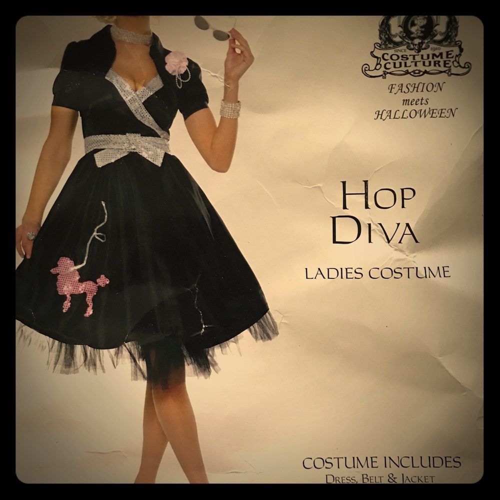 GIRL HALLOWEEN HOP DIVA COSTUME